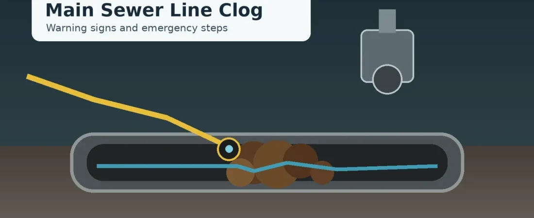 Main Sewer Line Clog: Signs and Emergency Steps